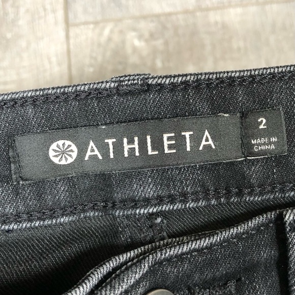 ATHLETA Women’s straight Leg Jeans Size 2 - Picture 5 of 10